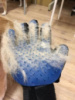 ​Щетка перчатка для вычесывания шерсти домашних животных True Touch