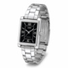 Жіночий годинник Casio LTP-1234DD-1A — класична модель зі сріблястим браслетом та чорним циферблатом
