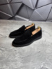 Лоферы мужские замшевые LORO PIANA Suede All BLACK! Туфли мужские Лоферы чёрные! Натуральна ЗАМША!