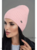 Женская шапка без отворота на флисе Бонус Нежно-розовый