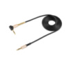 Аудіокабель HOCO UPA02 3.5mm male to 3.5mm male, TPE, 1m, Black (6957531025665)