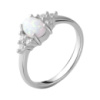 Серебряное кольцо CatalogSilver с опалом 0.845ct, вес изделия 2,33 гр (2050070) 18 размер