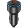 Автомобільний зарядний пристрій Gelius PowerRide GP-CC011 45+15W 1USB + 2Type-C Black