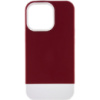 Чохол Apple iPhone 13 Pro Max - TPU+PC Bichromatic (Wine / White) - купити в SmartEra.ua