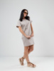 Літня сукня з кишенями «Nirvana» оптом та по дропшипінгу | Норма і батал Сірий, 46-48