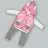 Детский костюм тройка «Зайка» розовый 98р.