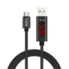 Кабель синхронизации Topk Display USB 1m 2.4A (TK27U-VER2) MicroUSB Black