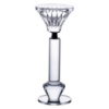 Подсвечник стеклянный на ножке 6×17.3 см прозрачный декоративный подсвечник на стол HP-4-10S