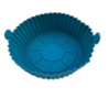 Форма в аерогриль круглая силиконовая 19287 20х20х5 см голубая