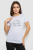 Футболка жіноча з принтом, колір білий, 244R601