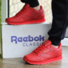 Мужские Кроссовки Reebok Classic Красные Кожаные Рибок (размеры: 42,43,44,45) Видео Обзор