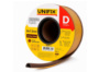 Ущільнювач гумовий Unifix D 9 x 7.5 мм x 100 м коричневий (699712)