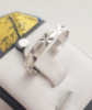 Серебряное обручальное кольцо с насечками, Размер 19.25, 925 проба