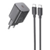 МЗП Hoco N40 Mighty PD20W (1USB-C) + кабель Type-C to Type-C