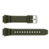 Ремінець для годинника Skmei 1299 Army Green (1051-1708) силіконовий браслет темно-зелений