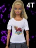 Футболка для кукол Барби