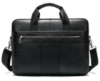 Сумка ділова чоловіча шкіряна 714794 Чорна