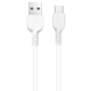 USB кабель телефону Hoco X20 Flash Type-C Cable (1m) Білий - купити в SmartEra.ua