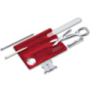 Нож Victorinox SwissCard NailCare Transparent Red (0.7240.T)