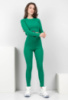 Жіночий зелений спортивний костюм