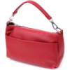 Женская кожаная сумка с двумя удобными ремешками Vintage 22927 Красный