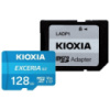 Карта пам'яті Kioxia microSDXC 128GB Exceria G2 UHS-I U3 V30 A1 Class  + SD-адаптер (LMEX2L128GG2)