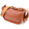 Напівкругла сумка для жінок з натуральної шкіри 722906 Коричневий