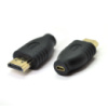 Переходник microHDMI(мама)-HDMI(папа)