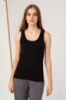 Майка жіноча широка бретель- Чорна     р. XS, S, M, L, XL, 2XL, 3XL