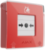 Беспроводная настенная кнопка для активации пожарной тревоги вручную Ajax ManualCallPoint Red