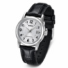Жіночий годинник Casio LTP-V002L-7B Classic з чорним шкіряним ремінцем та датою