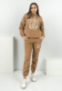 Жіночий бежевий спортивний костюм
