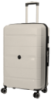 Велика валіза на колесах із поліпропілену 93L My Polo, Туреччина світло-сіра