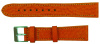 Жіночий шкіряний ремінець для годинника Mykhail Ikhtyar Ш18 мм оранжевий