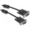 Кабель Maxxter VGA-VGA (M/M) HD15M/HD15M 3+9C з 2-ма фер. кільцями 1,8 м Black (V-PVGA-6) (Код товару:38932)