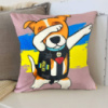 Подушка патриотическая 3D «Пес Патрон» 2716_D 12756 35х35 см сиреневая