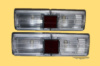 Фонарь задний Ваз 21011 тюнинг черный корпус белый/белый (к-т 2 шт.)