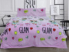 Комплект постільної білизни велсофт (мікрофібра) LOL GLAM