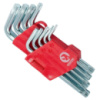 Набор ключей Г-образных TORX 9шт, Т10-Т50, CrV, Small (HT-0607)