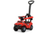 Детская каталка-толокар M 4231L-3 Красный, с родительской ручкой