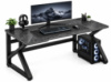 Сірий комп'ютерний стіл Dash S12 120×60×72,5 см • Робочий стіл Dash S12 для комп'ютера та ноутбука, офісу, навчання та домашнього кабінету