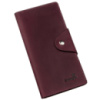 Гаманець жіночий з вінтажної шкіри 716166 Бордовий