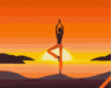 Картина за номерами «Асана йоги» 40х50см