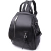 Класичний жіночий рюкзак з натуральної шкіри 723061 Чорний