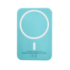 Павербанк с беспроводной магнитной зарядкой 5000мАч, Powerbank  беспроводной для iPhone MagSafe LightBlue