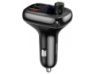 АЗП з FM-модулятором Baseus T typed S-13 Bluetooth MP3 car charger Black