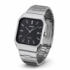 Чоловічий годинник Casio MTP-B185D-1A з чорним циферблатом та сталевим браслетом