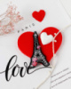 Набір для вишивання бісером прикраси на натуральному художньому холсті «Серце Франції