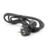 Кабель питания Schuko CEE7/7-C13, 1.8M, CCA, 1.5mm, OEM (евровилка), black, Q25/200
