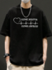 Футболка чорна з мерчем | 58-084